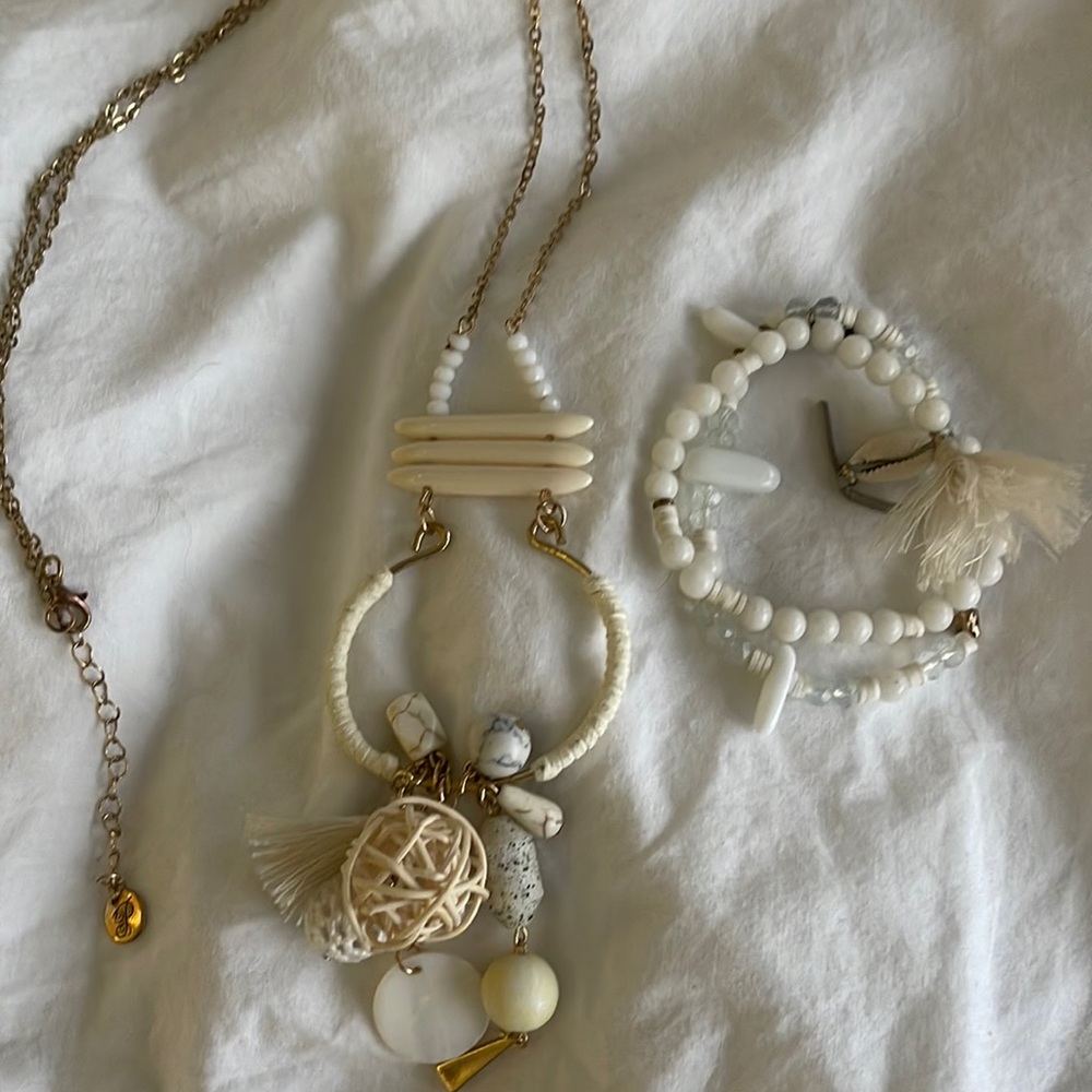 Necklace and bracelet